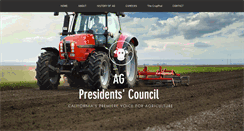 Desktop Screenshot of agpresidents.com