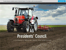 Tablet Screenshot of agpresidents.com
